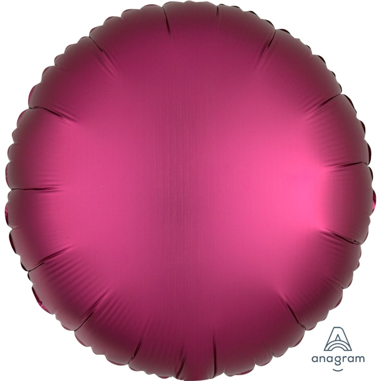 Satin Luxe Pomegranate Anagram Round Foil Balloon 45cm (18")