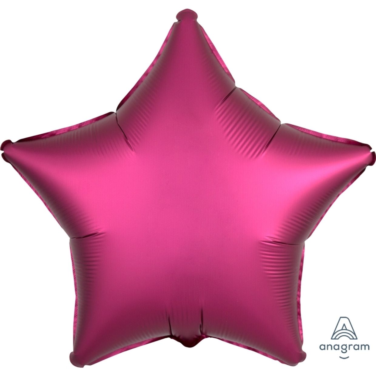 Satin Luxe Pomegranate Anagram Star Foil Balloon 45cm (18")