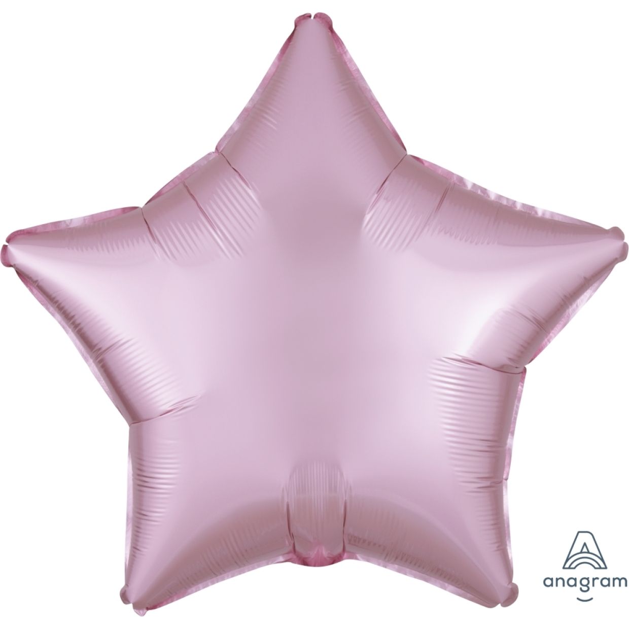 Satin Luxe Pastel Pink Anagram Star Foil Balloon 45cm (18")