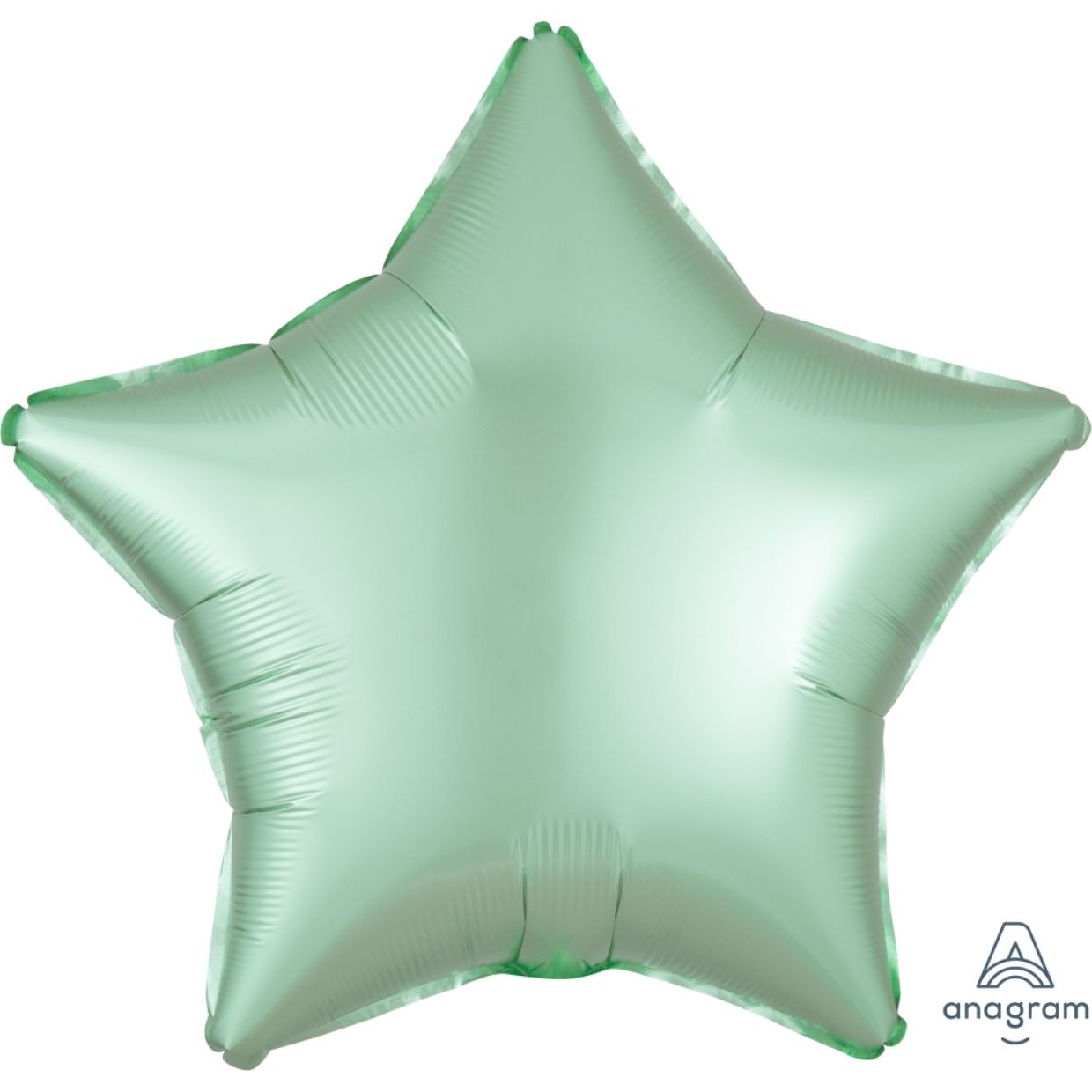 Satin Luxe Pastel Mint Anagram Star Foil Balloon 45cm (18")
