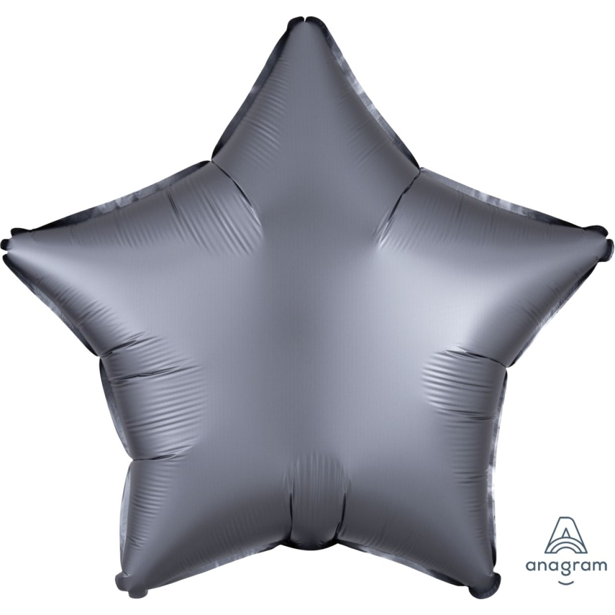 Satin Luxe Graphite Anagram Star Foil Balloon 45cm (18")