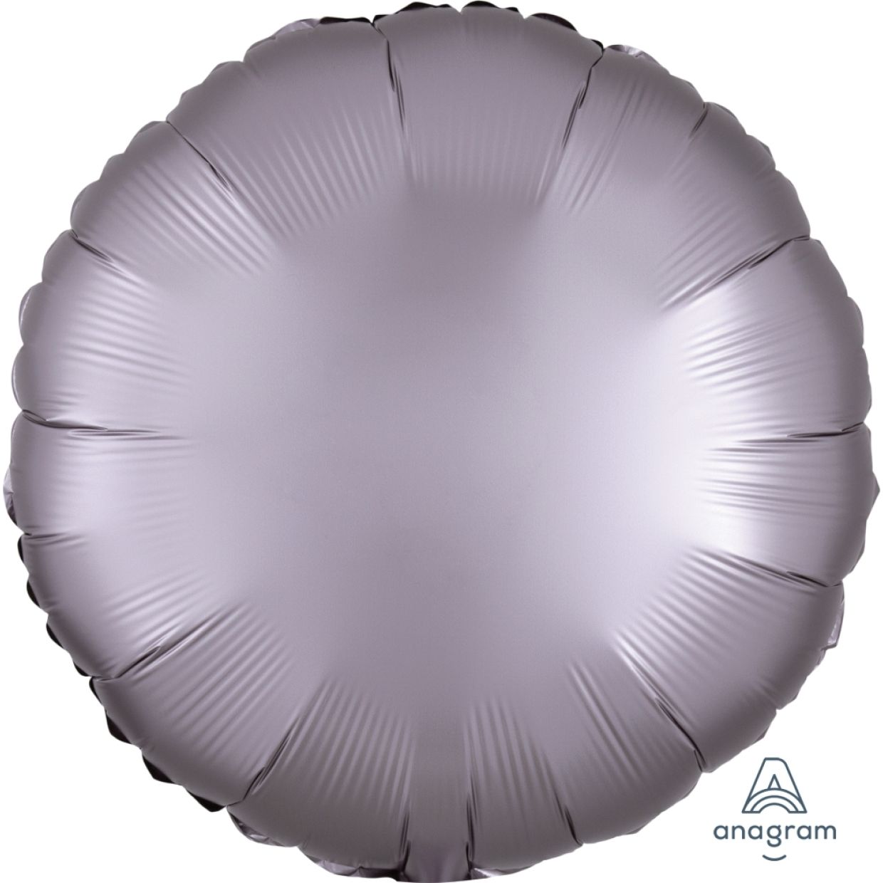 Satin Luxe Greige Anagram Round Foil Balloon 45cm (18")