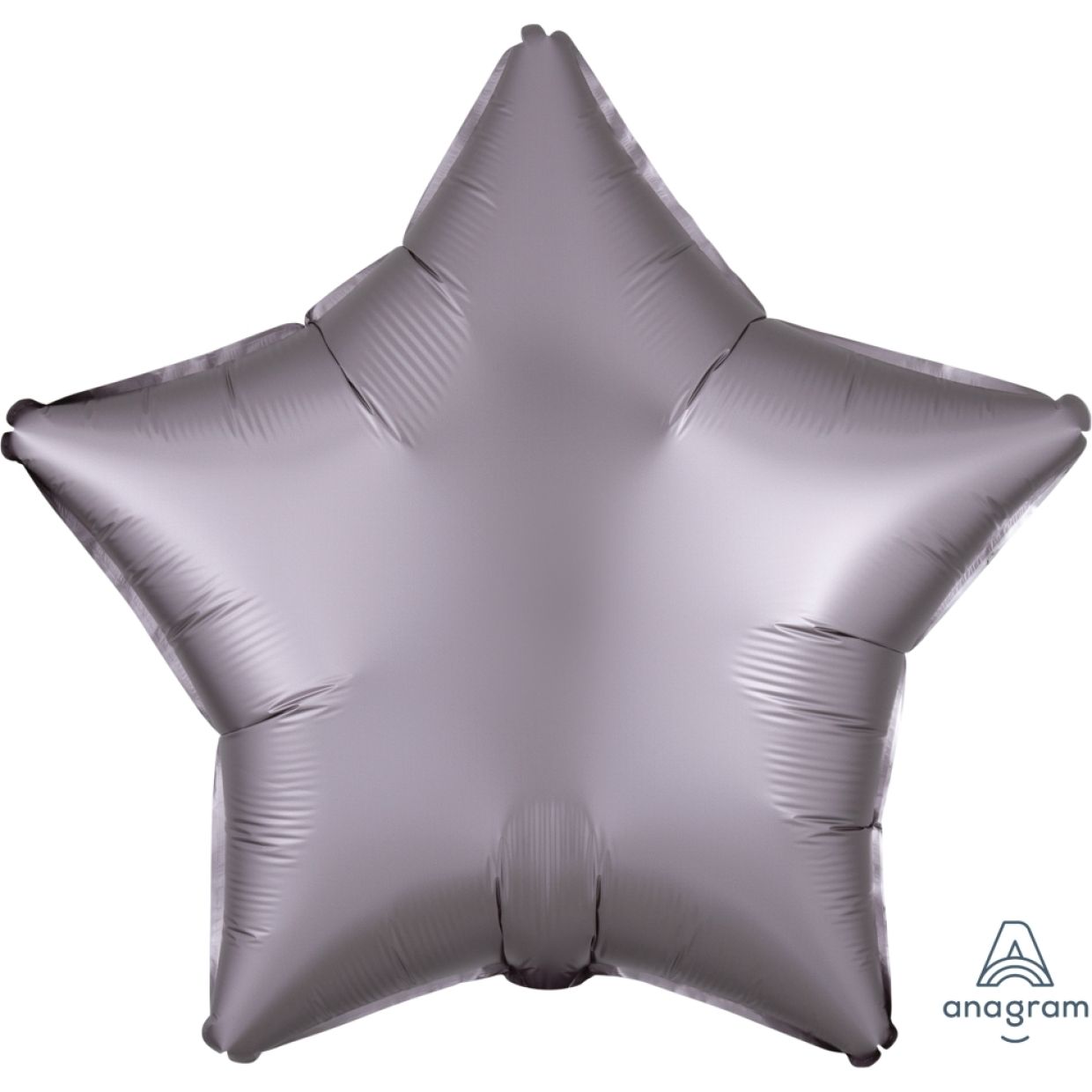 Satin Luxe Greige Anagram Star Foil Balloon 45cm (18")