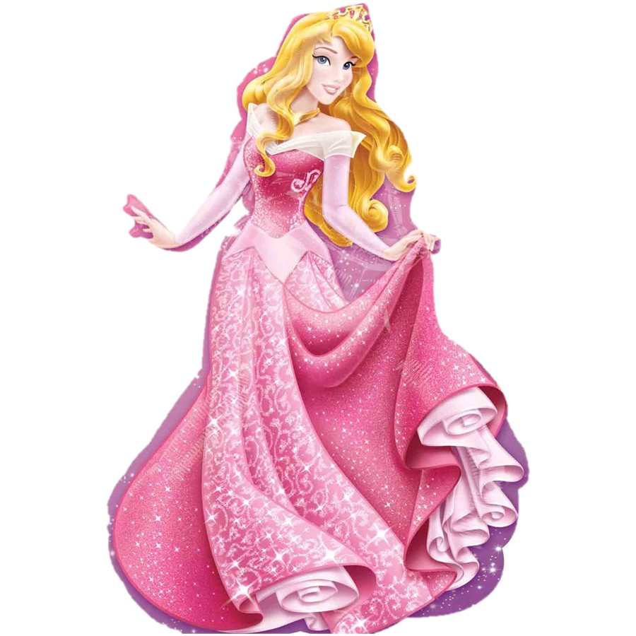 Disney Princess Sleeping Beauty balloon, Aurora foil balloon, SuperShape Disney balloon, princess party decor, helium balloon, large Sleeping Beauty balloon
