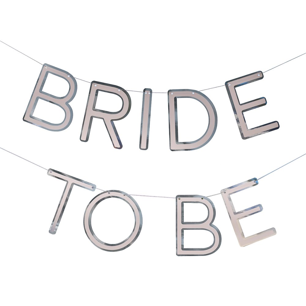 bride to be bunting, hen party bunting, silver bride bunting, white and silver bridal banner, hen party decoration Australia, bride to be banner 1.5m, hen party photo backdrop, silver edged bunting, party banner for bride, elegant bridal bunting, bride to be garland, wedding shower decorations, bachelorette bunting Australia, bride party sign, bride hen night decorations, stylish hen party banner, bride banner silver trim, chic bridal decorations, 2 strand bride bunting, hangable hen party sign