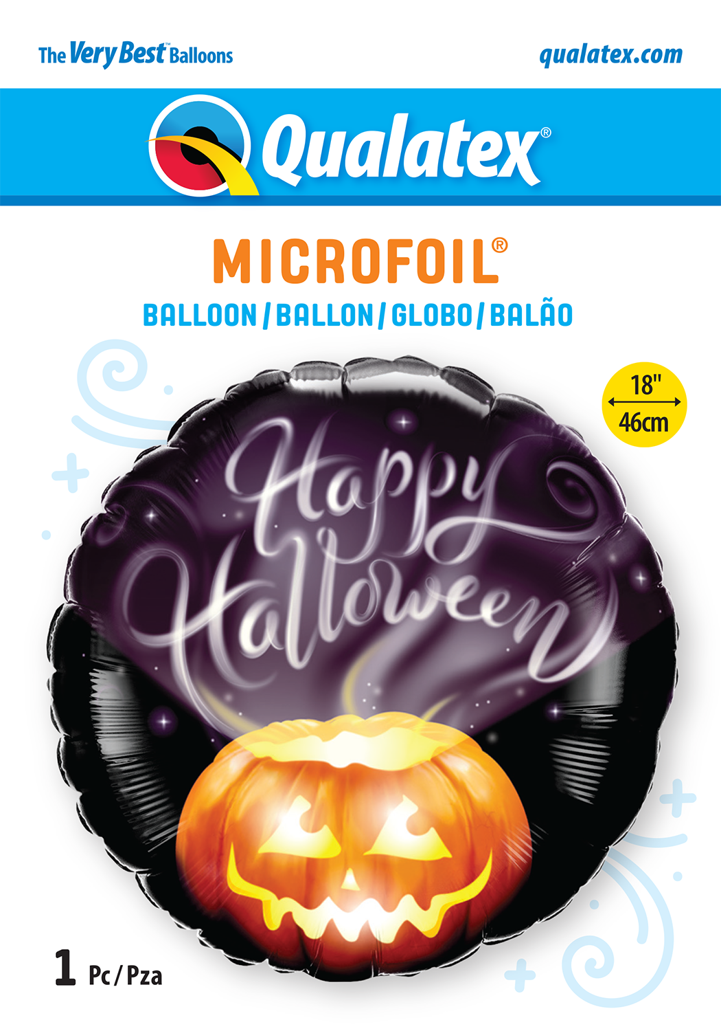 Halloween Wispy Smoke Foil Balloon