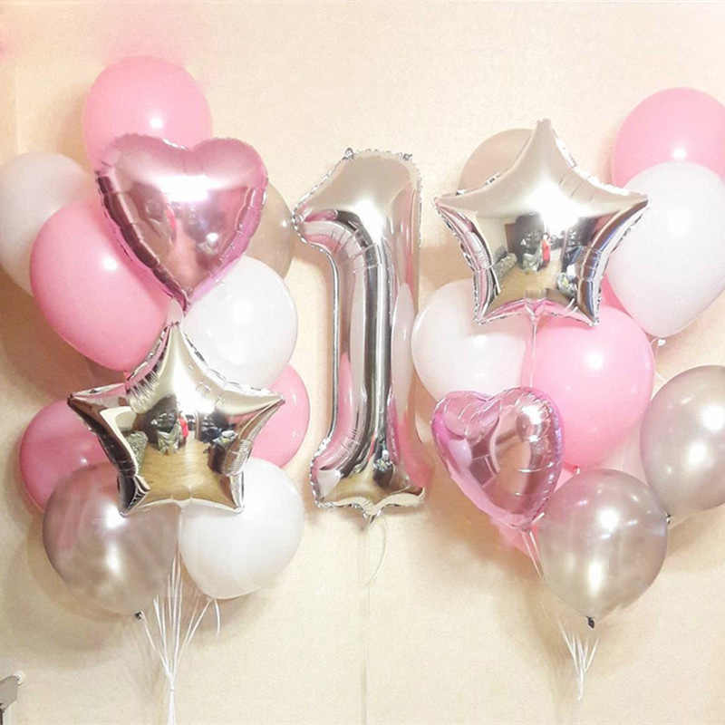 Star Foil Balloon 18 inches - Silver-Foil Balloons-Decoren