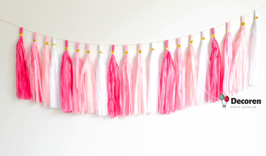 paper tassel garland, foil tassel garland, party tassel decorations, DIY tassel garland, birthday party tassels, wedding tassel decor, baby shower tassels, gender reveal tassel garland, anniversary party decorations, festive tassel banner, hanging party tassels, premium tassel garland, colorful tassel decorations, indoor party decor, outdoor party garland, gold tassel garland, elegant party decorations, tassel banner for events, high-quality party tassels, Brisbane party decorations, Gold Coast party suppli