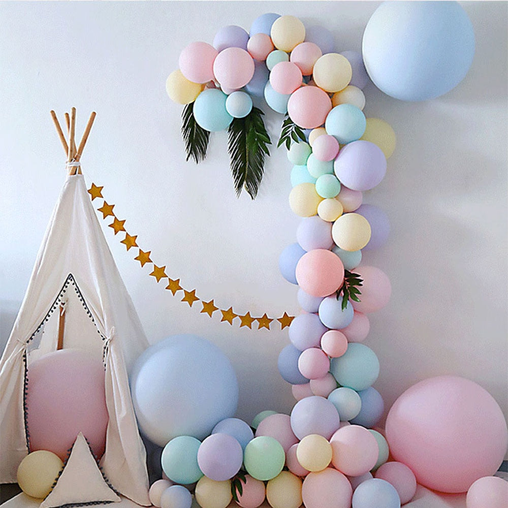 10" Pastel Blue macaron latex balloons, 20 pack, premium quality latex balloons, pastel blue party balloons, wedding décor, birthday balloons, baby shower balloons, helium and air-filled balloons, stylish event balloons, indoor and outdoor balloons.