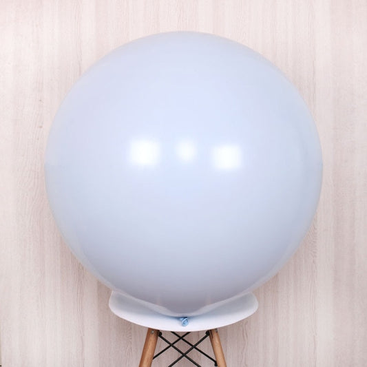 Pastel Blue latex balloons, 36-inch macaron balloons, premium quality latex balloons, large pastel balloons, party decoration balloons, wedding balloons, birthday party balloons, baby shower balloons, engagement balloons, milestone celebration balloons, helium and air-filled balloons, indoor and outdoor balloons, elegant party décor, balloon garland balloons, stylish event balloons.