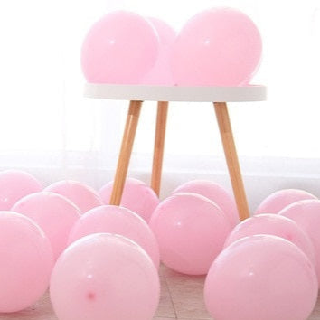 10" Pastel Pink macaron latex balloons, 20 pack, premium quality latex balloons, pastel pink party balloons, wedding décor, birthday balloons, baby shower balloons, helium and air-filled balloons, stylish event balloons, indoor and outdoor balloons.