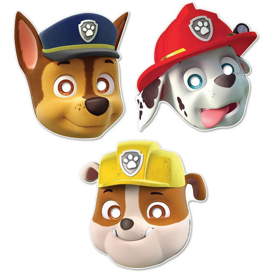 Paw Patrol Party Masks | Pack of 8