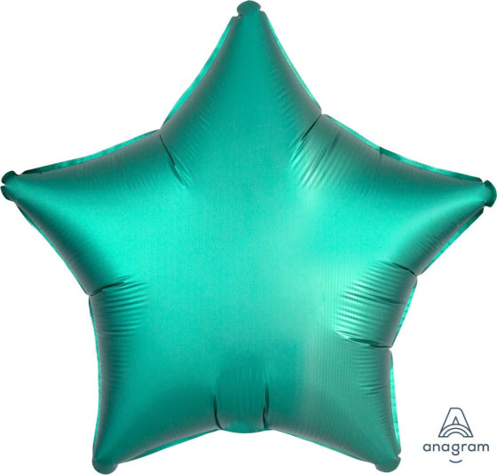 Satin Luxe Jade Anagram Star Foil Balloon 45cm (18")