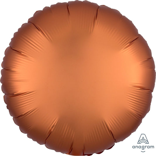 Satin Luxe Amber Anagram Round Foil Balloon 45cm (18")