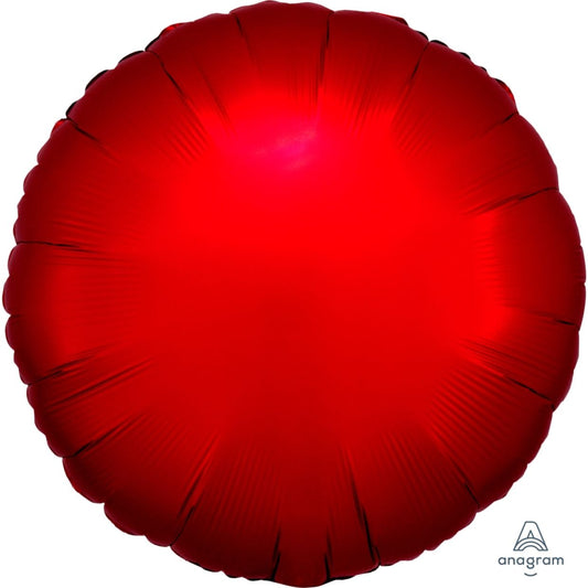 Satin Luxe Sangria Anagram Round Foil Balloon 45cm (18")