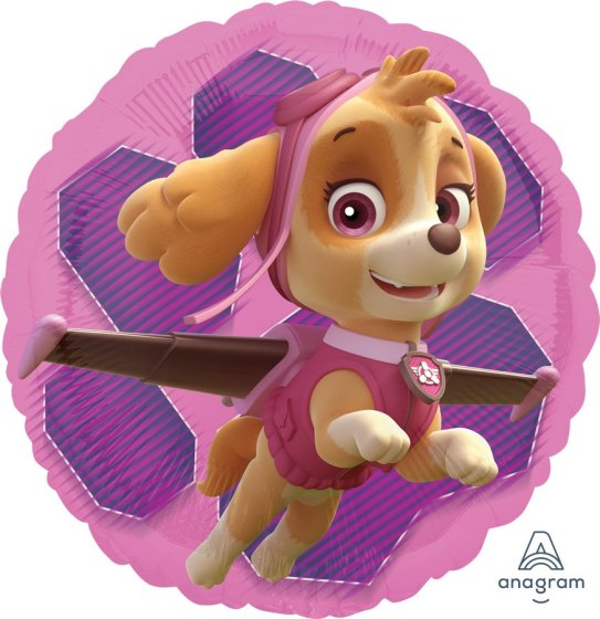 Paw Patrol Skye Everest balloon, self-sealing foil balloon, 45cm Paw Patrol balloon, kids' party decoration, cartoon character balloon, Paw Patrol birthday, Skye & Everest balloon, foil balloon for kids, party decoration, themed balloon, self-sealing party balloon, Brisbane party supplies, Queensland party decor, Paw Patrol party, birthday balloon, helium balloon, cartoon balloon, party accessories, children's birthday party, Skye Everest Paw Patrol, reusable foil balloon, birthday celebration.