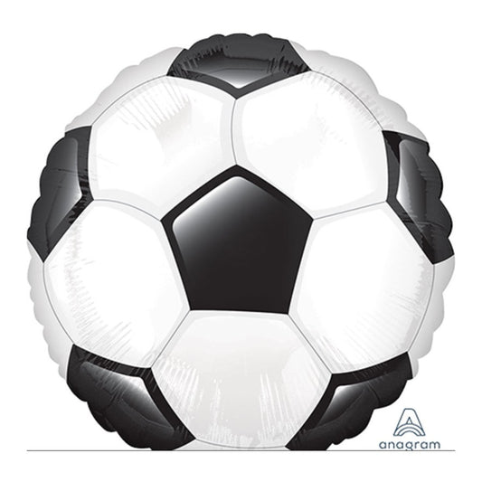 soccer ball foil balloon, Goal Getter balloon, sports-themed balloon, soccer party decoration, helium soccer balloon, inflatable soccer decoration