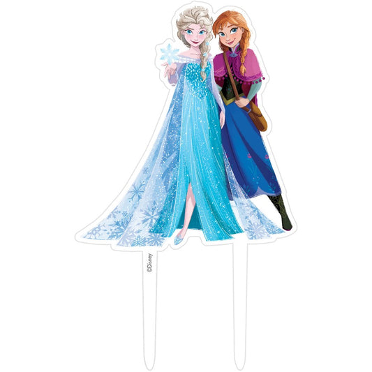 Frozen 2 Acrylic Cake Topper | Elsa, Anna & Snowflake Design