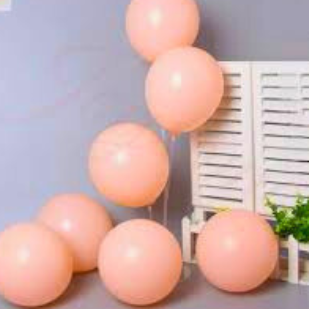 10" Pastel Orange macaron latex balloons, 20 pack, premium quality latex balloons, pastel orange party balloons, wedding décor, birthday balloons, baby shower balloons, helium and air-filled balloons, stylish event balloons, indoor and outdoor balloons.