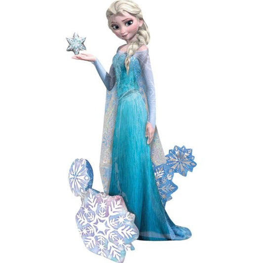 giant Elsa balloon, Frozen Elsa foil balloon, gliding Frozen balloon, Disney Frozen party decorations, large Elsa birthday balloon, princess Elsa balloon, 134cm x 96cm Elsa balloon