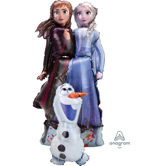 Frozen 2 AirWalker balloon, Elsa Anna Olaf balloon, giant Frozen foil balloon, Disney Frozen helium balloon, Frozen party decorations, 68cm x 147cm balloon