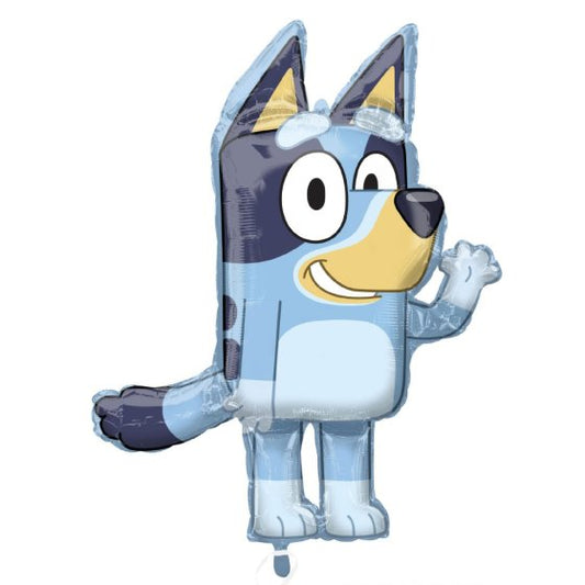 Bluey foil balloon, Bluey SuperShape balloon, 53 x 69 cm Bluey balloon, kids' birthday balloon, Bluey party decoration, Bluey foil party balloon, helium-filled Bluey balloon, Bluey birthday decoration, foil balloon for kids' parties, Bluey character balloon, party supplies for Bluey fans, Bluey birthday balloon, kids' party foil balloons, Bluey-themed party balloons, foil balloons for kids' birthday, large Bluey balloon, Bluey birthday supplies, Bluey-themed decorations, Bluey party helium balloon, party ba