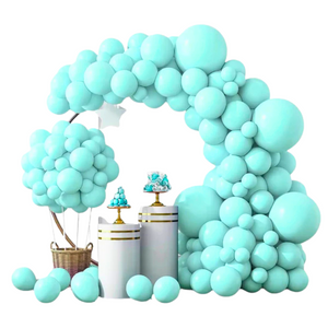 Pastel Tiffany Blue latex balloons, 36-inch macaron balloons, premium quality latex balloons, large pastel balloons, party decoration balloons, wedding balloons, birthday party balloons, baby shower balloons, engagement balloons, milestone celebration balloons, helium and air-filled balloons, indoor and outdoor balloons, elegant party décor, balloon garland balloons, stylish event balloons.