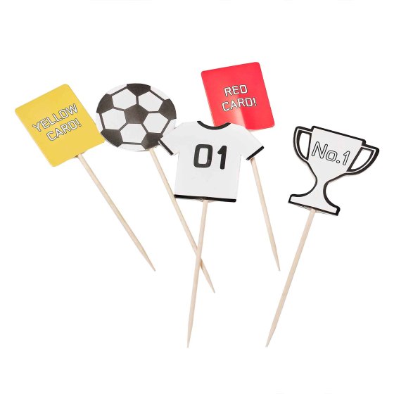 Football cupcake toppers, soccer cupcake decorations, football party toppers, football themed toppers, cupcake toppers for soccer parties, Ginger Ray cupcake toppers, soccer birthday party toppers, football party supplies, cake toppers for soccer parties, football cupcake accessories, soccer themed cupcake toppers.