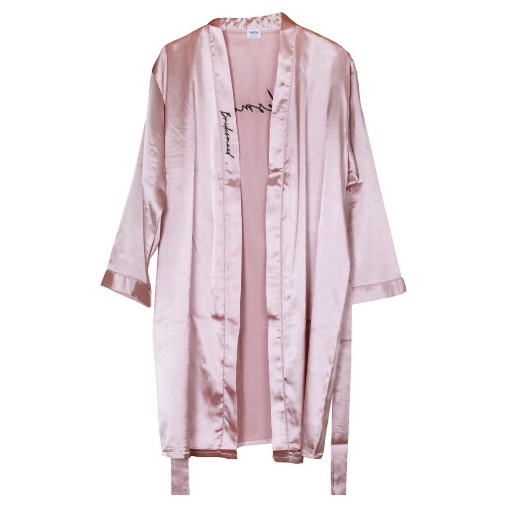 bride dressing gown, hen party robe, white bride robe Australia, embroidered bride gown, Ginger Ray dressing gown, bridal robe black embroidery, wedding morning robe, bride getting ready gown, hen party essentials, stylish bride robe, elegant bridal robe, soft white dressing gown, hen party outfit, bride robe Australia, bride robe one size, bachelorette party gown, Ginger Ray Australia stockist, bridal shower robe, bride to be robe, wedding prep robe, Carseldine party supplies