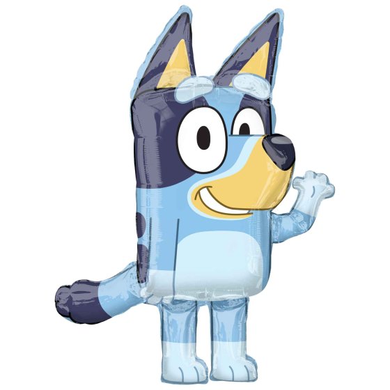 Bluey Airwalker balloon, 3D interactive Bluey balloon, Bluey foil balloon, Bluey party decoration, interactive Bluey balloon, 88 x 116 cm balloon, Airwalker foil balloon, kids' birthday Bluey balloon, Bluey-themed foil balloon, self-sealing Bluey balloon, helium Bluey balloon, Bluey celebration balloon, Bluey party supplies, 3D Bluey balloon, Bluey themed party décor, foil balloon for birthday parties, Bluey character balloon, fun Bluey airwalker balloon, interactive party decoration, Bluey birthday supplie