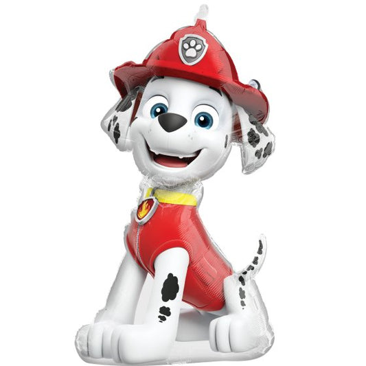 Paw Patrol Marshall balloon, SuperShape foil balloon, 53cm x 83cm balloon, Anagram balloon, kids' party decoration, reusable helium balloon, Paw Patrol-themed party, Marshall party supplies, cartoon balloon, kids' birthday balloon, party centrepiece, Paw Patrol character balloon, Brisbane party supplies, Queensland party decorations, helium balloon, party balloon bouquet, vibrant party balloon, birthday party ideas, cartoon character decoration.