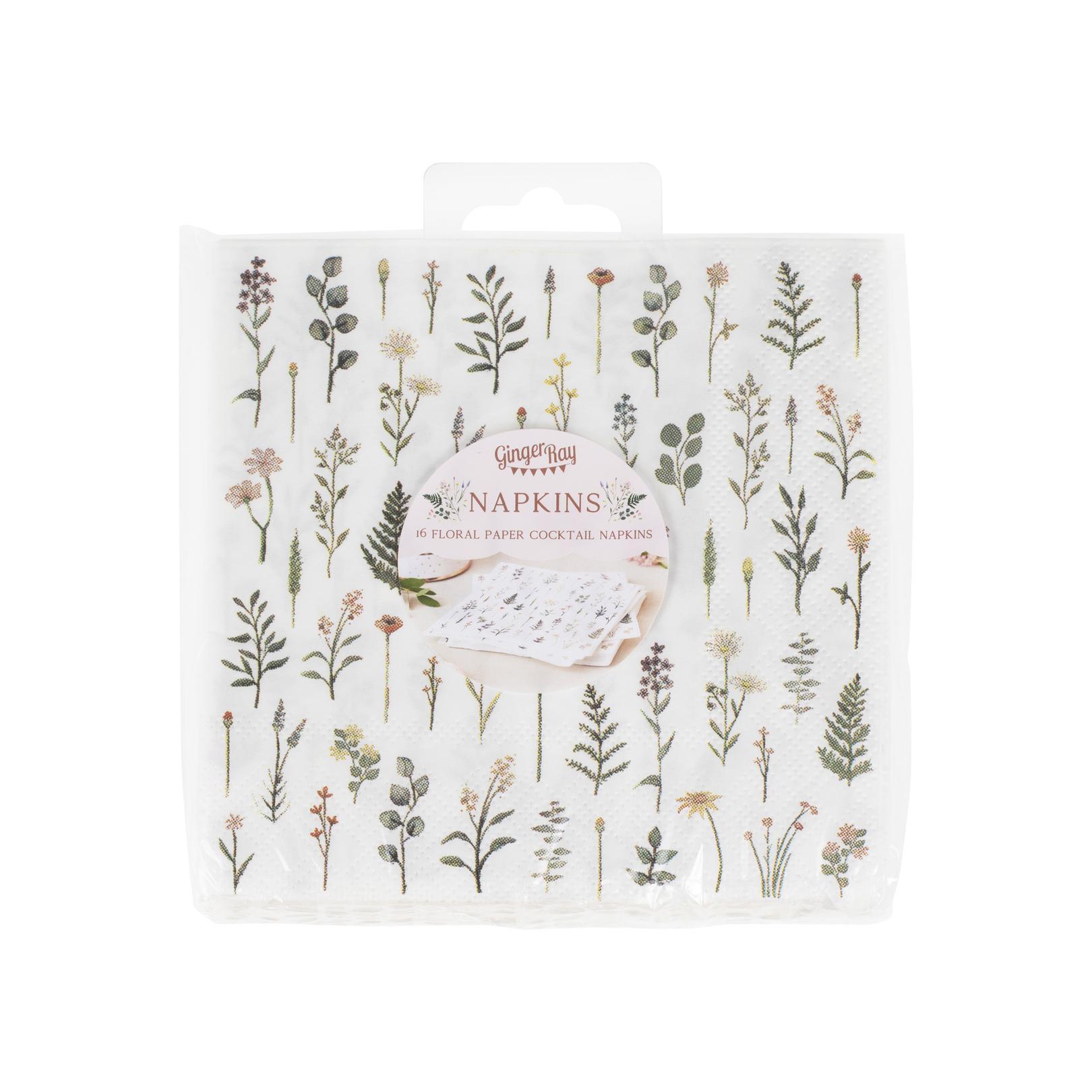 floral cocktail napkins, afternoon tea napkins, paper napkins, botanical napkins, cocktail party napkins, floral party napkins, napkins for tea parties, birthday party napkins, hen party napkins, paper napkins for celebrations, elegant napkins, delicate paper napkins, napkins with floral design, decorative napkins for events, eco-friendly napkins, 16 pack cocktail napkins, 12.5cm napkins, cocktail napkins for parties, stylish paper napkins, botanical party napkins, tea party accessories.