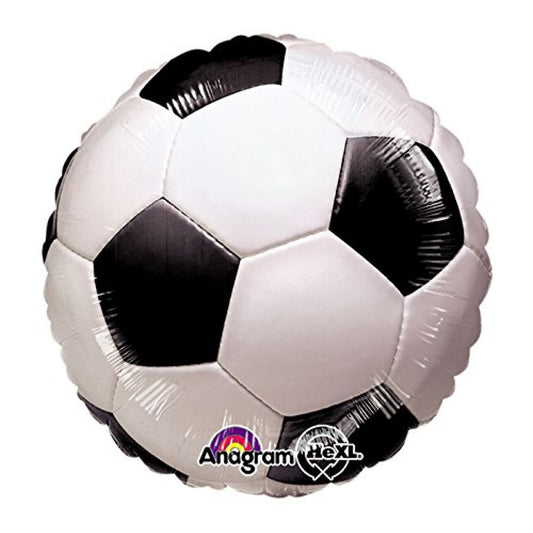soccer ball foil balloon, championship soccer balloon, sports-themed balloon, soccer party decoration, helium soccer balloon, Anagram soccer balloon, inflatable soccer decoration