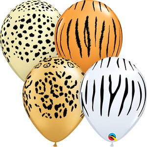 Animal Print Latex Balloons