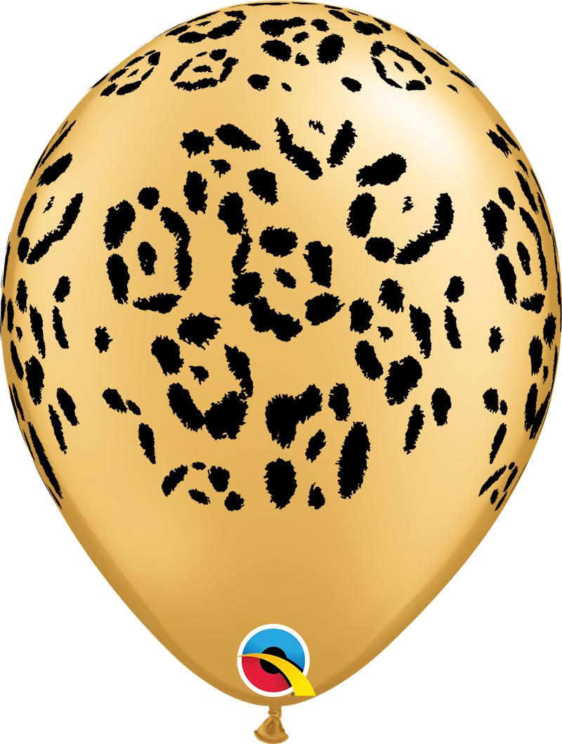 Animal Print Latex Balloons
