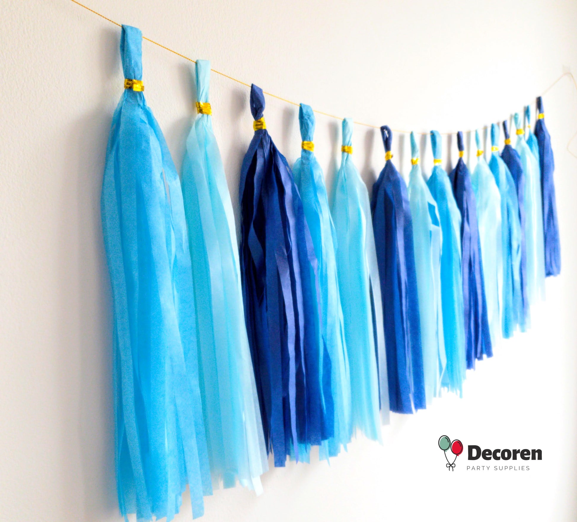 paper tassel garland, foil tassel garland, party tassel decorations, DIY tassel garland, birthday party tassels, wedding tassel decor, baby shower tassels, gender reveal tassel garland, anniversary party decorations, festive tassel banner, hanging party tassels, premium tassel garland, colorful tassel decorations, indoor party decor, outdoor party garland, gold tassel garland, elegant party decorations, tassel banner for events, high-quality party tassels, Brisbane party decorations, Gold Coast party suppli