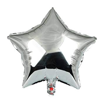 Star Foil Balloon 18 inches - Silver