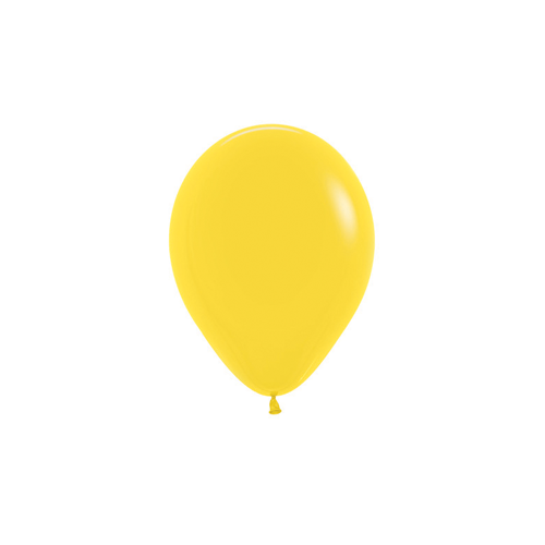 12cm Fashion Yellow Latex Sempertex Balloons | Pack of 50