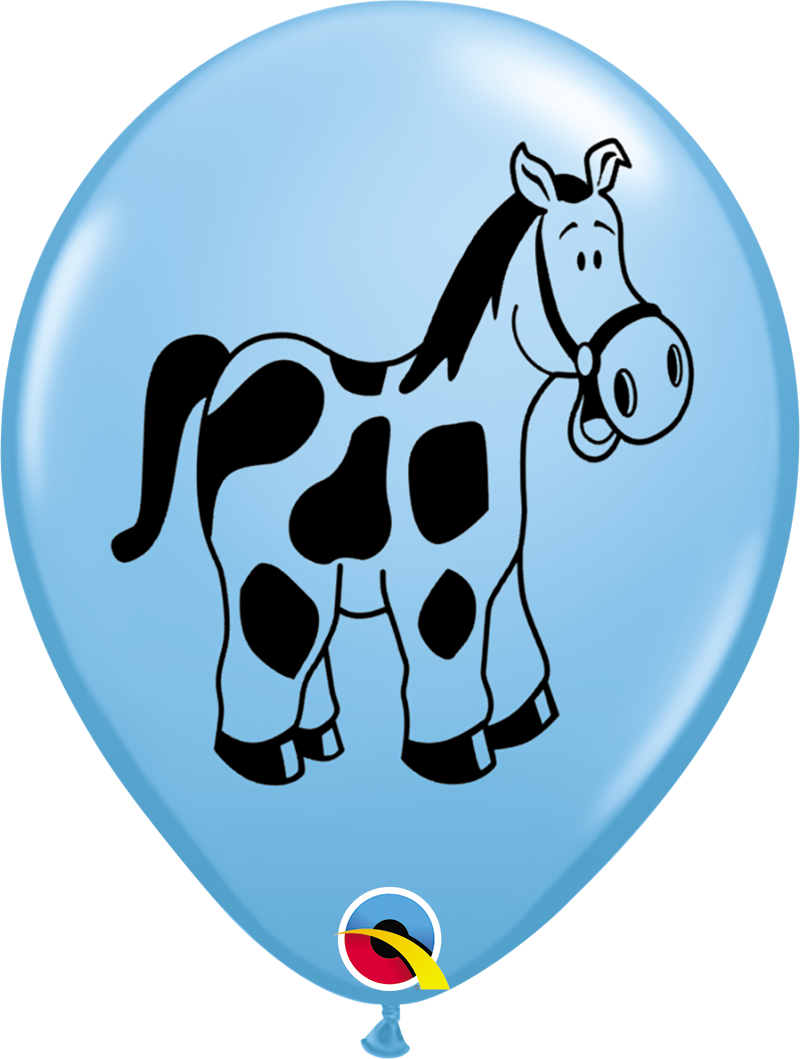 Farm Animal Foil and Latex Balloons