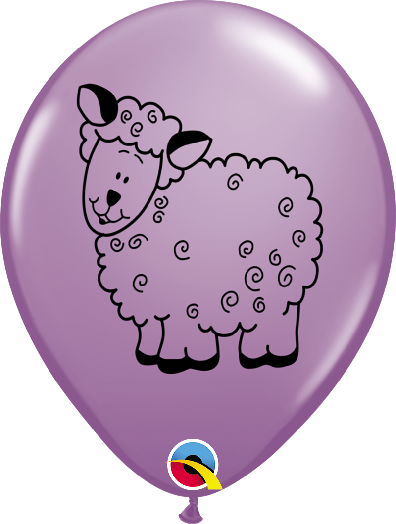 Farm Animal Foil and Latex Balloons
