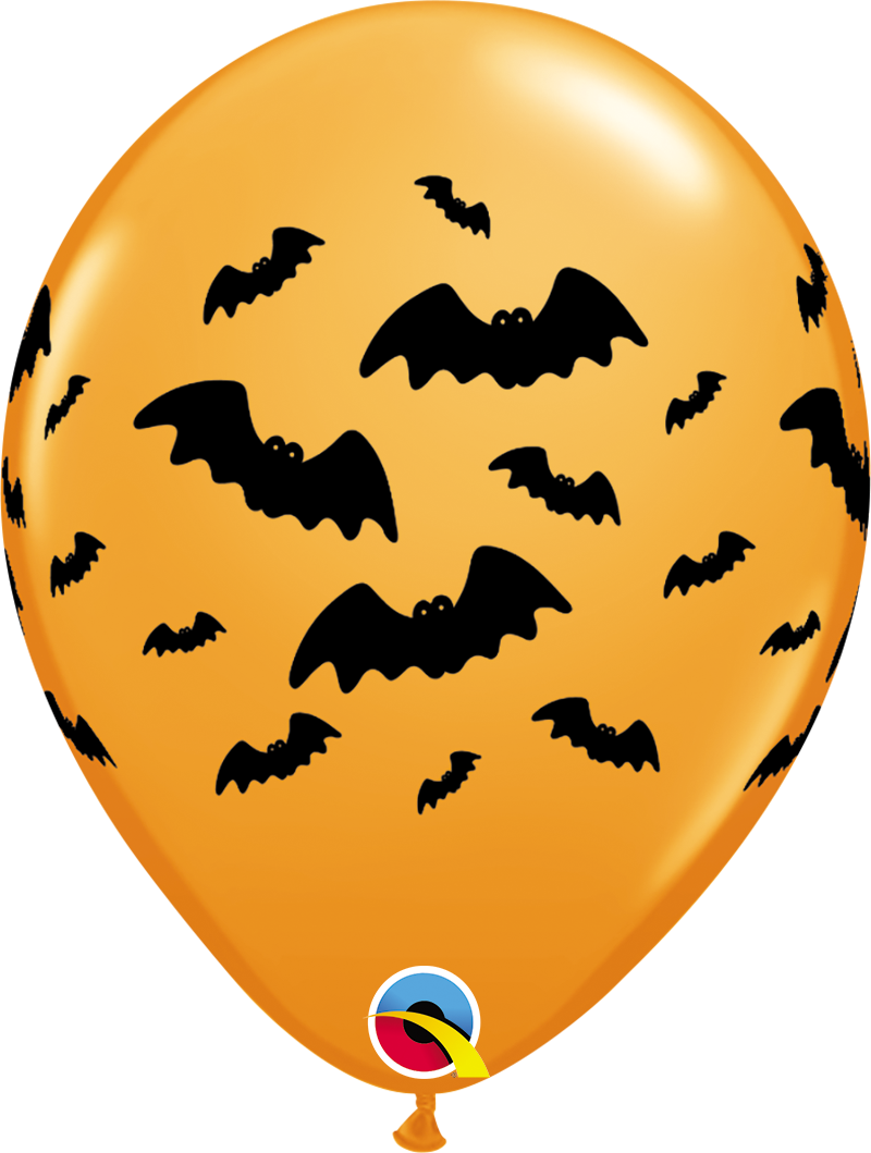 Halloween Spooky Latex Balloons Assortment - Set of 10
