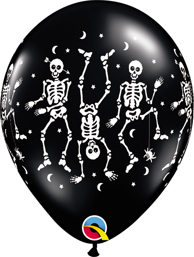 Halloween Spooky Latex Balloons Assortment - Set of 10