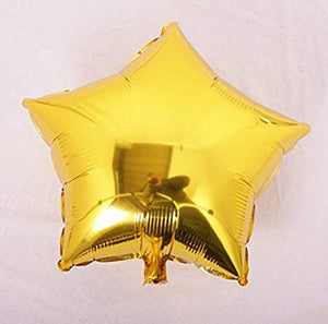 Star Foil Balloon 18 inches - Gold-Foil Balloons-Decoren