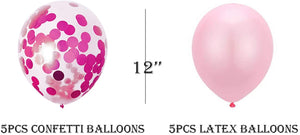 Set of 15 Balloons Bouquets in Pink