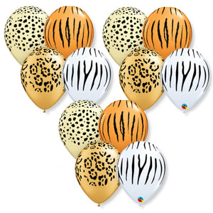 Animal Print Latex Balloons