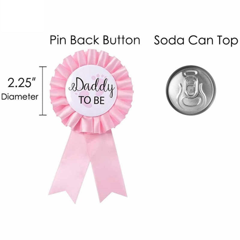 Mommy To Be and Daddy To Be Badges-Sash-Decoren