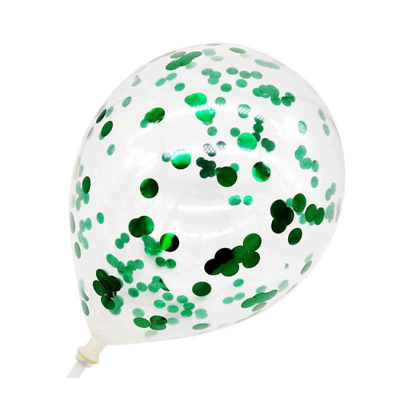 green confetti balloons, metallic green balloons, green party balloons, 12-inch green balloons, green latex balloons, helium green balloons, biodegradable balloons, green balloon bouquet, party decorations green, green themed balloons, eco-friendly balloons, birthday balloons green, wedding balloons green, baby shower green balloons, anniversary balloons green