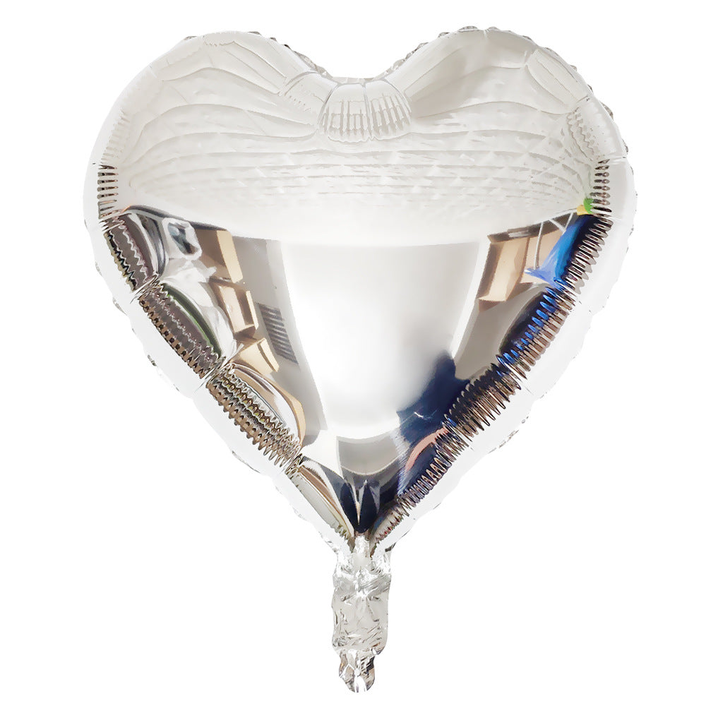 18 inches Hearts Foil Balloons - Multicolor-Balloons-Decoren