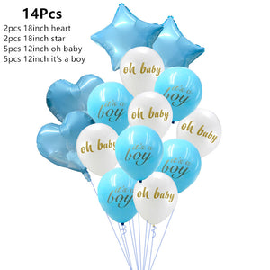 Its a Boy blue balloons bouquet - Set of 14
