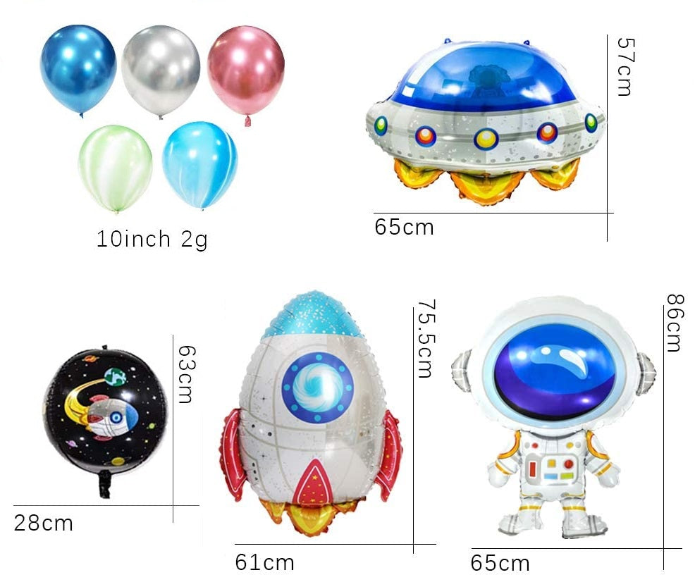 astronaut balloon set, space-themed party decorations, outer space birthday balloons, astronaut foil balloon, rocket foil balloon, spaceship balloon, space party supplies, kids space birthday decor, galaxy party balloons, helium astronaut balloons, reusable foil balloons, astronaut party decorations Australia, space birthday balloons Brisbane, party supplies QLD, DIY space party decor, metallic blue balloons, planet printed balloons, Happy Birthday space balloons, helium-compatible balloons, astronaut and r